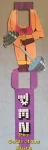Weight Lifter from the German Olympic PEZ Paper Costume Set circa 1970s (image for) Weight Lifter from the German Olympic PEZ Paper Costume Set circa 1970s
