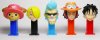 (image for) Set 047 One Piece 2 Mini Pez Dispenser set of 5