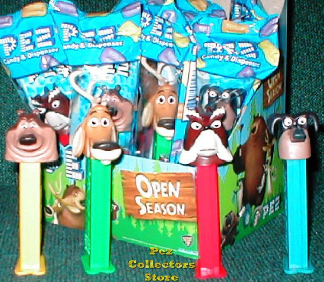 (image for) Open Season Set of 4 Pez MIP!