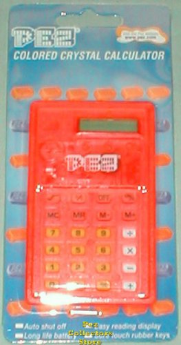 (image for) Orange Crystal PEZ Calculator