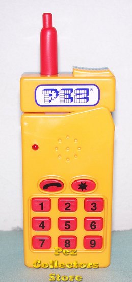 (image for) Orange and Blue European Electronic Pez Telephone Loose