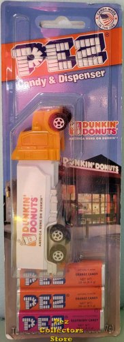 (image for) Dunkin Donuts Hauler Truck Promo Pez Orange Cab MOC