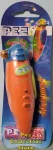 (image for) Orange European Pez Rocket Pen, MOC!