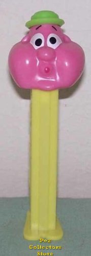 (image for) Original Bubbleman Pez Green Hat Yellow Stem