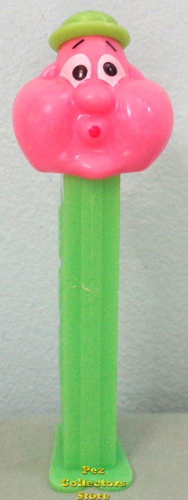 (image for) Original Bubbleman or Bubble Boy Pez on Light Green Stem Loose