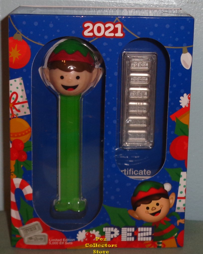 (image for) PAMP Suisse Elf PEZ w 30gm Silver Candies in Box with COA