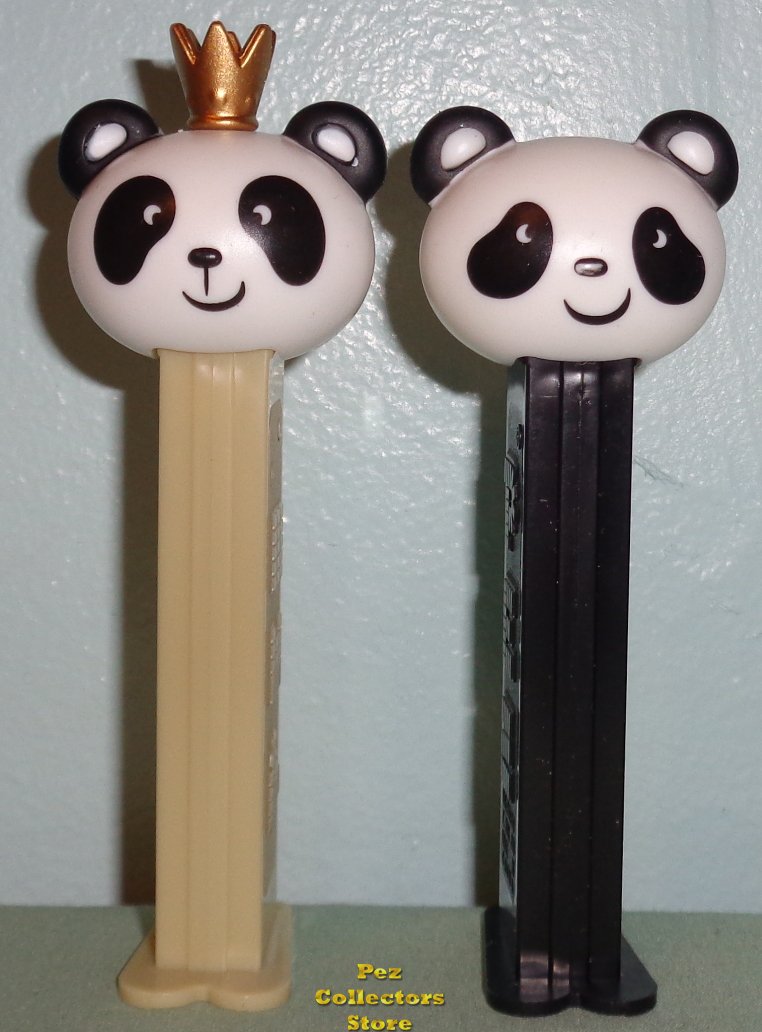 (image for) 2020 Limited Edition Panda Pez Pair Loose - Click Image to Close
