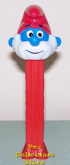 (image for) Smurfs Series I Papa Smurf Pez Loose - Click Image to Close