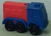 (image for) Pez Party Favor Mini Truck Blue Cab Red Trailer Stem Loose