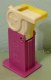 (image for) Pez Party Favor Coach Whistle Yellow with White Loop on a Purple Stem Loose