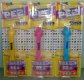 (image for) Peeps Pez Set of 3 - Yellow, Blue and Pink Mint on Yellow Cards