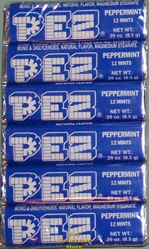 (image for) Old Peppermint Pez 6 roll Cello Pack