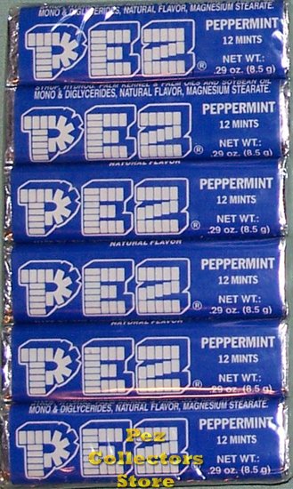 (image for) Old Peppermint Pez 6 roll Cello Pack