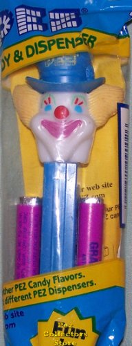 (image for) Peter Pez B Clown on Blue stem MIB