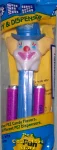 (image for) Peter Pez B Clown on Blue stem MIB