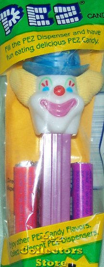 (image for) Peter Pez B Clown on Purple stem MIB - Click Image to Close