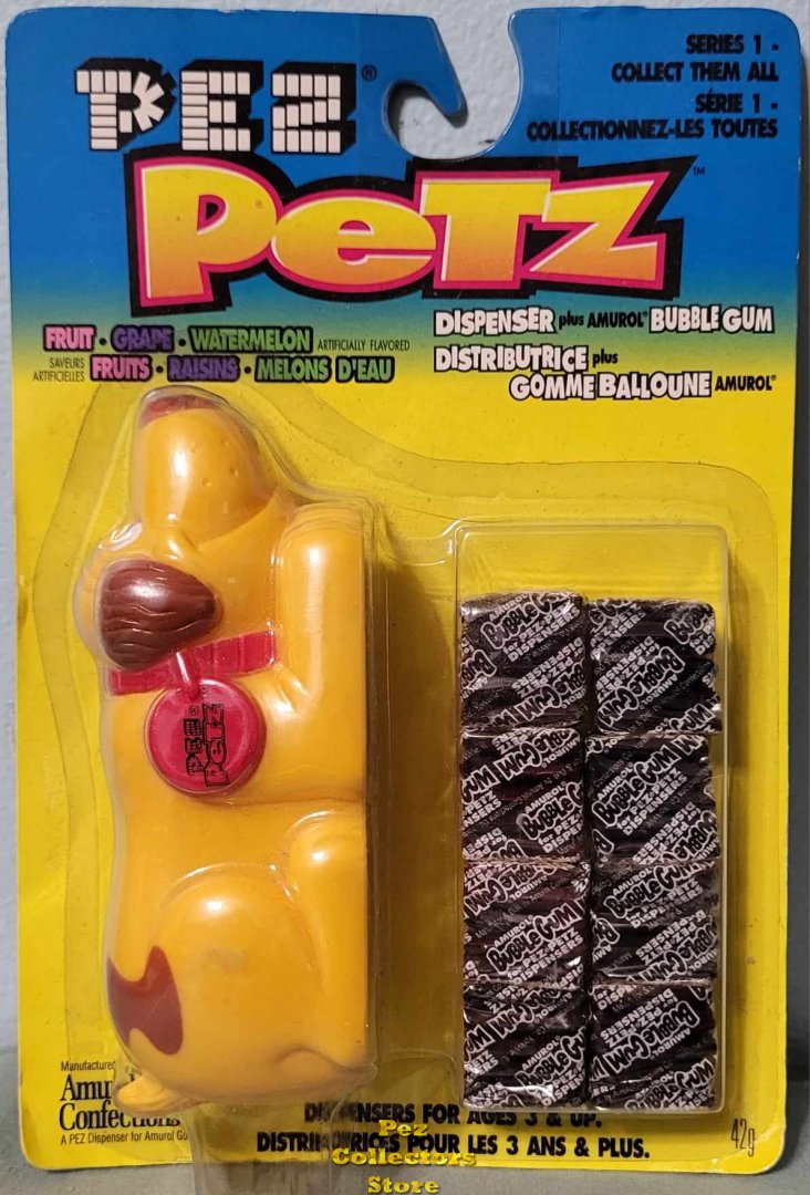 Prototype Package PEZ Petz Zippy Dog Series 1 with No Name MOC 8.00