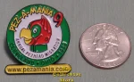 1999 Pezamania 9 Pez Annual Pezhead Migration Green Lapel Pin