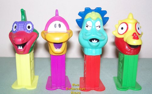 (image for) Pez Party Favor Pez-A-Saur set of 4 Loose