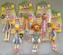(image for) Pez Bendable Collectibles with Backpack Clip Series 1 Animals Set of 6 MOC
