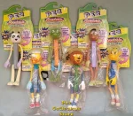 (image for) Pez Bendable Collectibles with Backpack Clip Series 1 Animals Set of 6 MOC