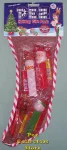 Pez Holiday Gift Pack Stocking with 4 Christmas Pez