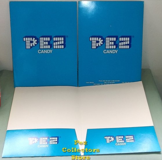 (image for) PEZ Pocket Folder Logo Printed Front, Back and Inside