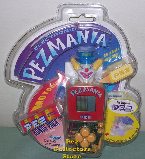 (image for) "Origional" PezMania Peter Pez Electronic pez Tetris game