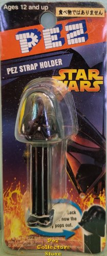 (image for) 2005 Japanese Star Wars Darth Vader PEZ Strap Holder MOC