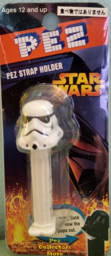 (image for) 2005 Japanese Star Wars Stormtrooper PEZ Strap Holder MOC