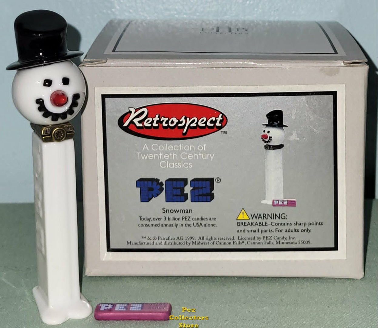 Modal Additional Images for Retrospect Pez Snowman PHB by Midwest of Cannon Falls Loose