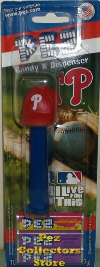 (image for) Philadelphia Phillies MLB Baseball Cap Pez MOC - Click Image to Close