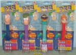 (image for) Phineas Ferb Perry and Candace Pez Set MOC