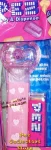 2008 Pink Crystal Valentines Heart Pez - Be Mine