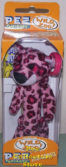 (image for) Euro Wild Zoo Series Pink Pam Plush Pez - Click Image to Close
