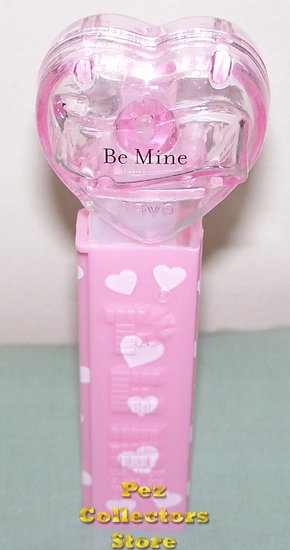 (image for) 2008 Pink Crystal Valentines Heart Pez - Be Mine Loose