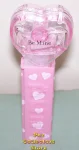 2008 Pink Crystal Valentines Heart Pez - Be Mine Loose