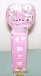 2008 Pink Crystal Valentines Heart Pez - Best Friends Loose