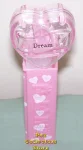 2008 Pink Crystal Valentines Heart Pez - Dream Loose