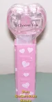 2008 Pink Crystal Valentines Heart Pez - I Choose You Loose