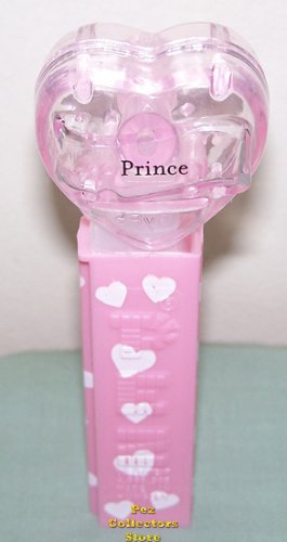 (image for) 2008 Pink Crystal Valentines Heart Pez - Prince Loose