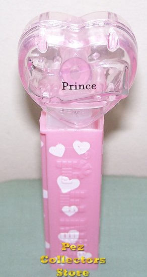 (image for) 2008 Pink Crystal Valentines Heart Pez - Prince Loose