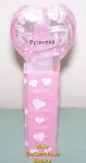 2008 Pink Crystal Valentines Heart Pez - Princess Loose