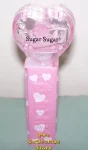 2008 Pink Crystal Valentines Heart Pez - Sugar Sugar Loose