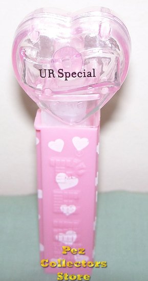(image for) 2008 Pink Crystal Valentines Heart Pez - UR Special Loose - Click Image to Close