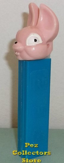 (image for) Fat Earred Bunny FEB Pez Pink head 3.9 Blue Yugo NF stem - Click Image to Close