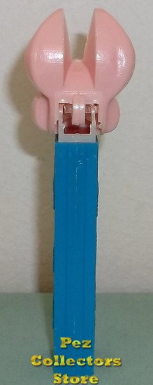 (image for) Fat Earred Bunny FEB Pez Pink head 3.9 Blue Yugo NF stem - Click Image to Close