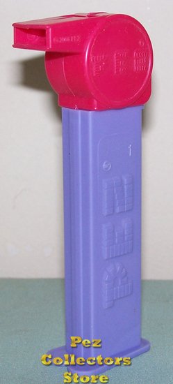 (image for) Coach Whistle Pez Mono Pink on Purple Loose