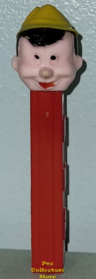 (image for) Pinocchio A Pez Yellow Hat Metal Pin NF 2.6 Austria Stem