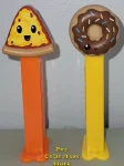 (image for) Cheese Pizza and Donut Pez with Chocolate Icing and Sprinkles Loose